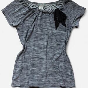 Vintage suzie grey off the shoulder top